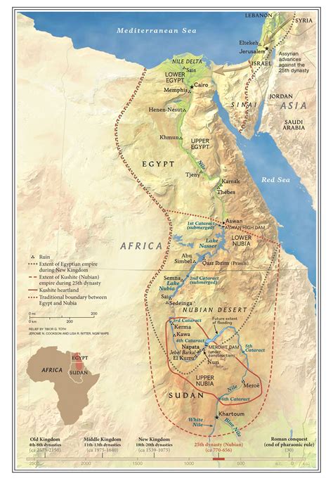 Ancient Kush Map Nubia Definition History Map Facts Britannica