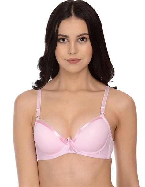 Mod And Shy Pink Padded Underwired Pushup Bra 32a Buy Mod And Shy Pink