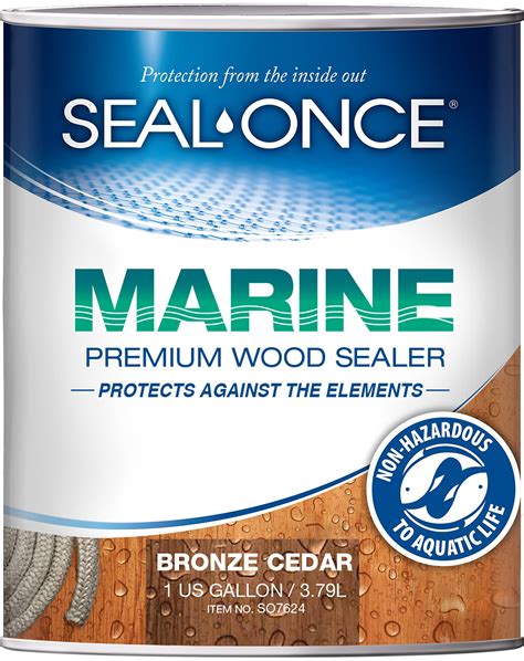 Buy Seal Once Marine Premium Wood Sealer Waterproof Sealant Wood