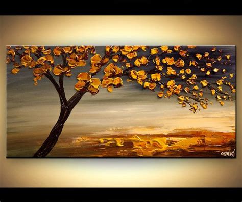 Original Abstract Contemporary Blooming Tree By Osnatfineart 32000