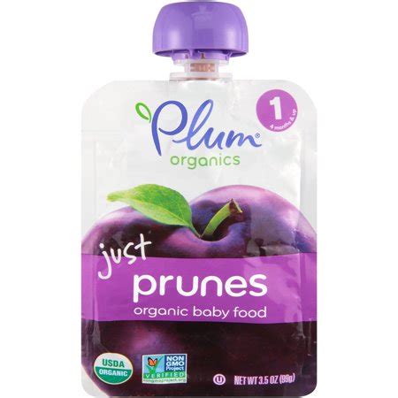 Pour batter into a greased and floured 9x13 pan or bundt pan. Plum Organics Just Prunes Stage 1 Organic Baby Food, 3.5 ...