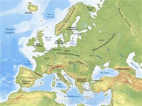 Mapa Geografico De Europa Imagui