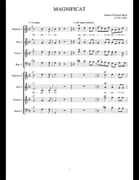 Magnificat Sheet Music For Piano Download Free In Pdf Or Midi