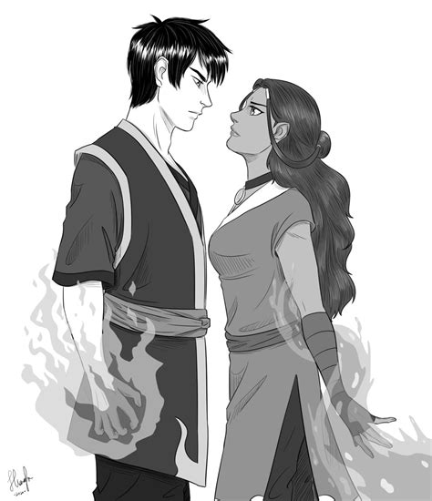 Prince Zuko And Katara Of Fire And Water From Avatar The Last Airbender