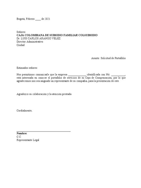 Modelo Carta De Estudio Pdf