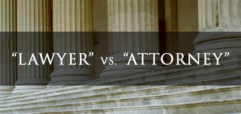 This difficulty to differentiate is a result of the fact that in the united states, unlike in other countries, this distinction is not made. Lawyer vs. Attorney - What's the Difference? | Law Blog