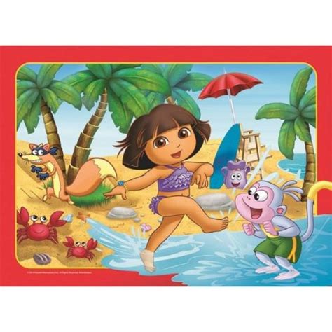 Dora The Explorer Jigsaw Puzzle 35 Piece Waterfall Picnic Thomas