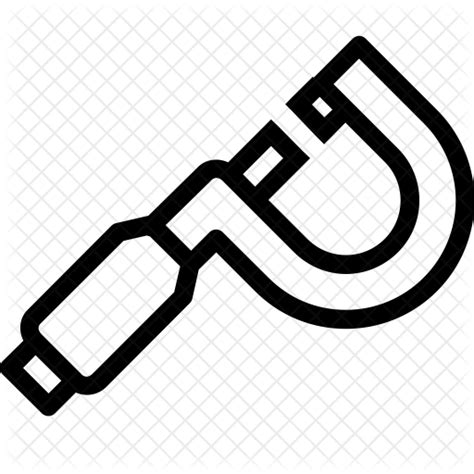 Micrometer Icon Of Line Style Available In Svg Png Eps Ai And Icon Fonts