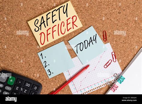 Handwriting Text Safety Officer Conceptual Photo A Demonstrating