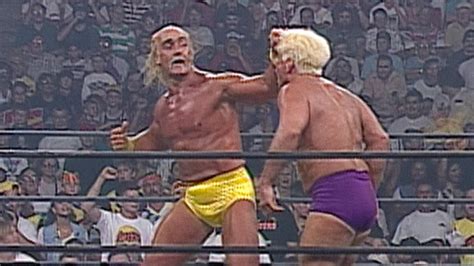Hulk Hogan Randy Savage Vs Ric Flair Vader Slamboree Wwe