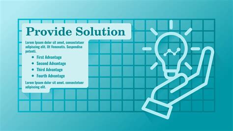 Provide Or Give Solution Business Presentation Template 3135722 Vector