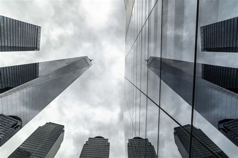 Building Worms Eye View Of Tower Buildings High Rise Image Free