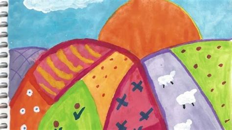 Painting With Kids And Beginners Create A Landscape Painting With