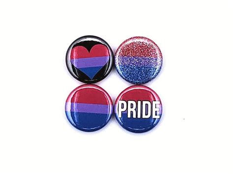 Bisexual Pride Pins Bisexual Pride Pins Bi Pride Buttons Etsy