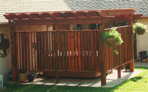 Pergola Over Hot Tub Pictures Hot Tub Privacy Screen022 Hot Tub Patio Hot Tub Landscaping