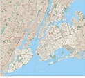 La Ciudad de nueva York mapa - mapa Detallado de la Ciudad de Nueva ...