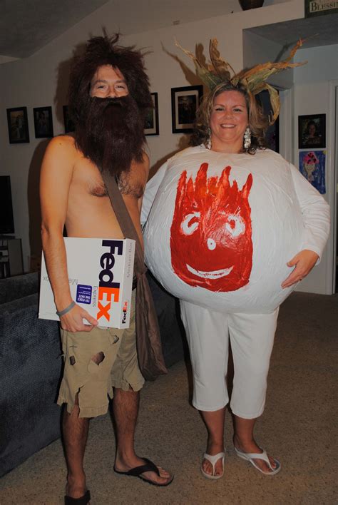 My Husband And I As Tom Hanks And Wilson From The Movie Castaway It Took Almost Halloween