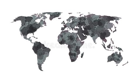 Weltkarte schwarz weiss zum ausdrucken umrisse pdf ksriparian org. Schwarzweiss-Weltkarte vektor abbildung. Illustration von weltkarte - 49288136