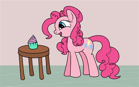 Pinkie Pie And The Cupcake By Ask Makayla On Deviantart