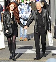 Jimmy Page, 71, steps out with girlfriend Scarlett Sabet, 25, for ...
