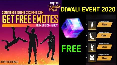 Garena free fire has more than 450 million registered users which makes it one of the most popular mobile battle royale games. Free Fire Diwali event 2020: Free emotes, magic cube and ...