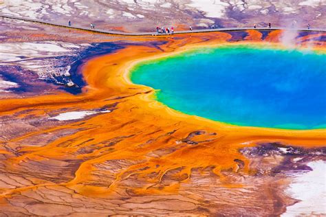 Grand Prismatic Spring In Yellowstone National Park Image Id 291086