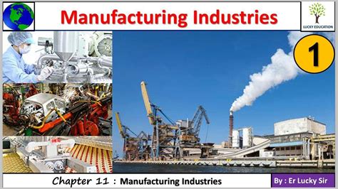 What Is Industry Manufacturing Industries Class 10 Geography Youtube