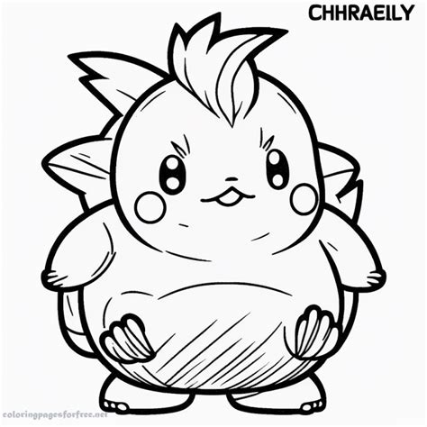 Cute Free Chansey Pokemon Coloring Page To Download Color Me
