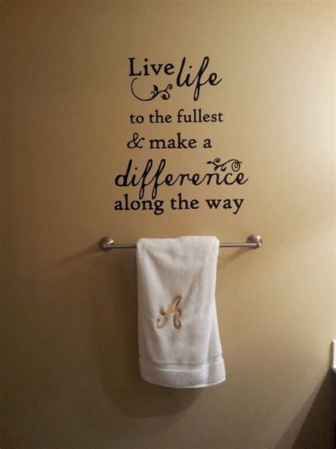 Pin by Karen Ashley on Meaningful Quotes | Bathroom wall decals