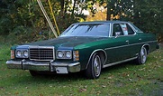 1977 Ford LTD 4-door Pillared Hardtop, Dark Jade Metallic - Ford LTD ...