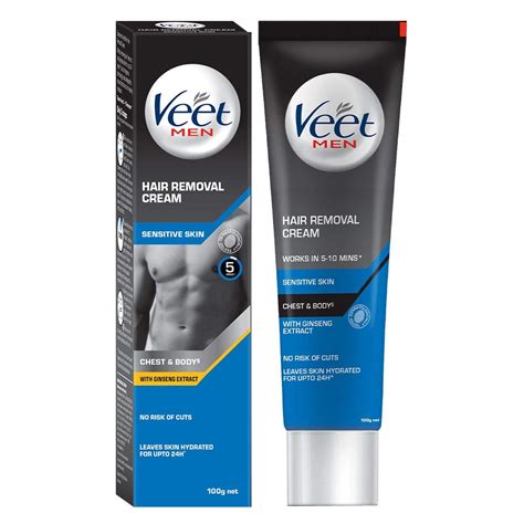 Veet Hair Removal Cream For Men Sensitive Skin 100g Amazon Pantry