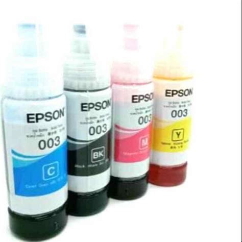Epson 003 Inks 65ml L3110 L3150 Original Product 1 Set No Box