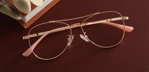sterling aviator prescription glasses rose gold women s eyeglasses payne glasses