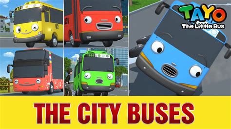 The City Buses L Meet Tayos Friends 1 L Tayo The Little Bus Youtube