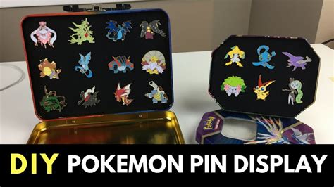 Diy Pokemon Pin Display From Pokemon Tins Youtube