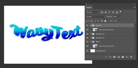 How To Create A Wavy Text Effect In Photoshop