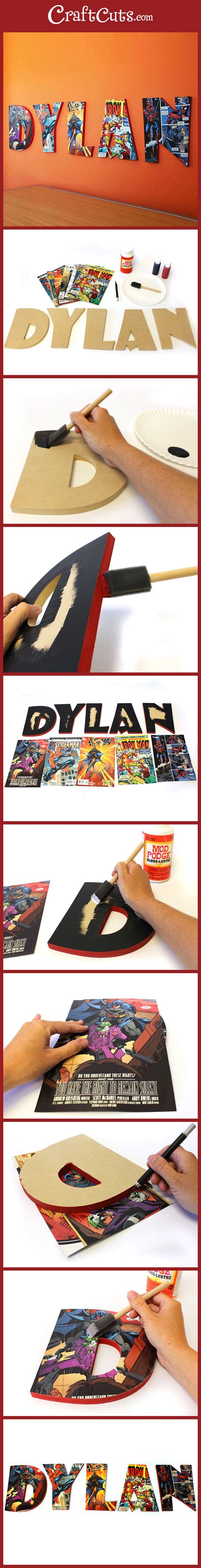 How To Make Diy Comic Book Letters