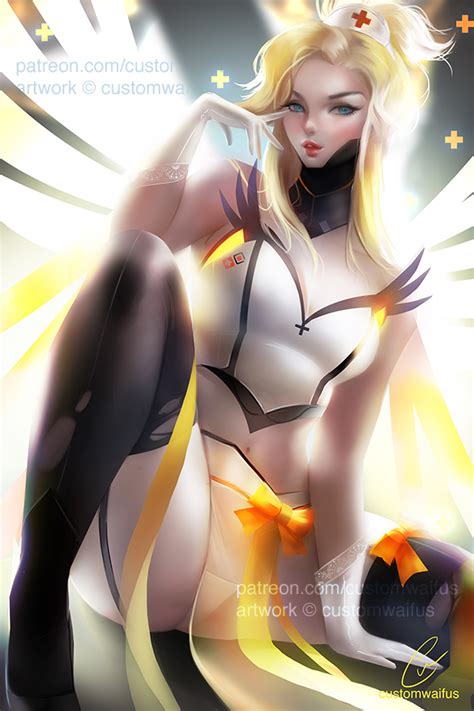 Nsfw Overwatch Mercy Free To Use By Customwaifus
