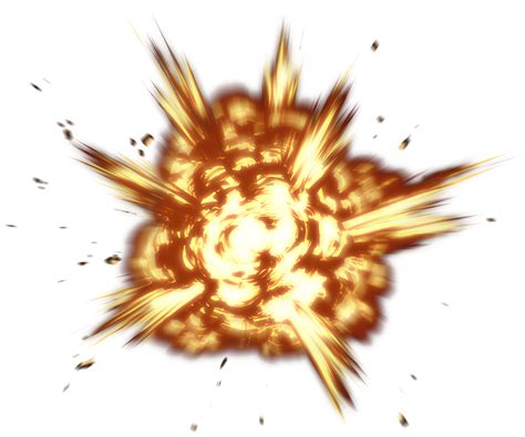 Realistic Explosion Drawing