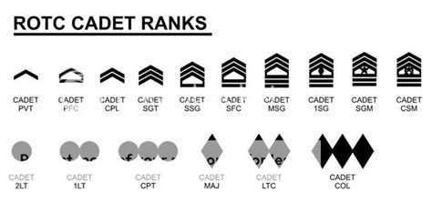 6 Paare Rotc Ranks Pin On Dienstgradabzeichen Us Army Reserve