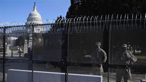 Biden Builds The Wall A 12 Foot Wall Is Going Up Around The Capitol To Protect Bi