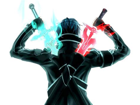 Image Sword Art Online Kirito Swords Dragon Slayers Sword Art