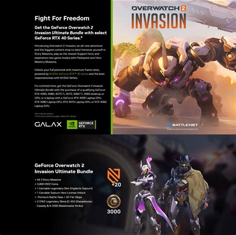 Get Overwatch 2 Invasion Ultimate Bundle With Select Geforce Rtx 40 Series