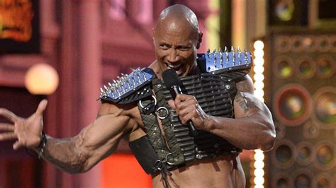 No One Could Stop Talking About The Rocks Bulge At The Mtv Movie Awards