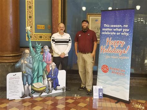 American Atheist Holiday Banner Makes History In Iowa American Atheists