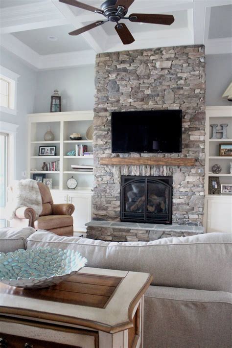 21 Inviting Stone Fireplace Ideas To Make Your Home Cozier Coastal