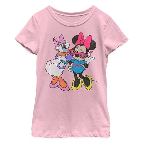 Minnie Mouse And Daisy Duck T Shirt For Girls Here Now Dis