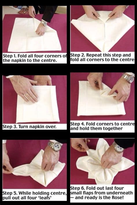 28 Creative Napkin Folding Techniques Table Napkins Napkins Napkin