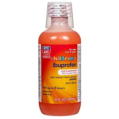 Rite Aid Childrens Ibuprofen Ages 2 11 Berry 8 Oz