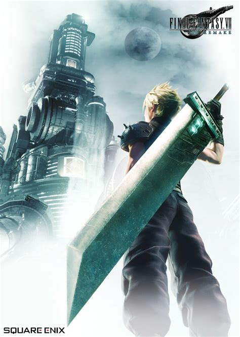 Final Fantasy Vii 7 Remake Poster 24in X 17in Free Shippingの
